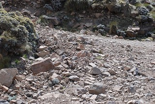 Typical corner of hairpin.