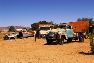 The petrol station in Solitaire...:-)
