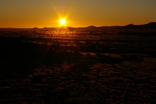 Sunset @ solitaire guest farm