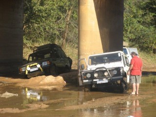 one landy stuck after the other...