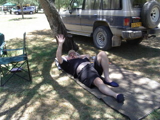 Me at Komdomo.jpg (206.78 KiB) Viewed 4163 times Me, relaxing at Komdomo Camp Site in the Baviaanskloof. Note Swaziland registration, before I sorted that out!