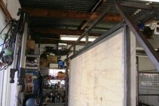 Base for fold out bed on the side