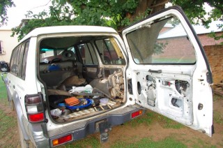 semi stripped interior