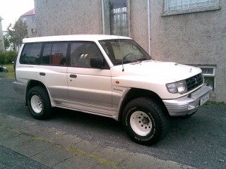 Pajero in driveway