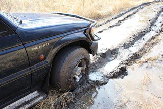 Mud everywhere....