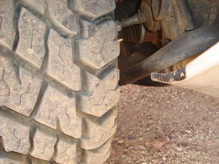 wheel fully turned inwards (front side view)
