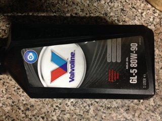 Valvoline GL5 80W90