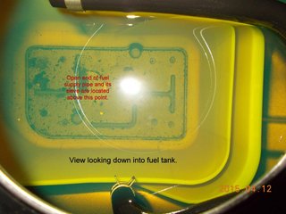 View of tank bottom