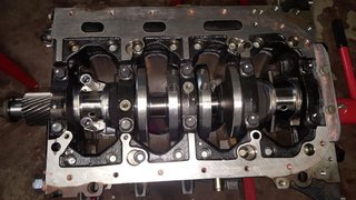 1st piston installed