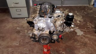 20151006_182847 (Medium).jpg (214.02 KiB) Viewed 3019 times New water pump fitted & (vacuum pump & Power steering pump fitted too)