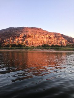 view from campsite