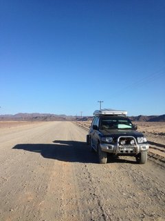 road towards camp